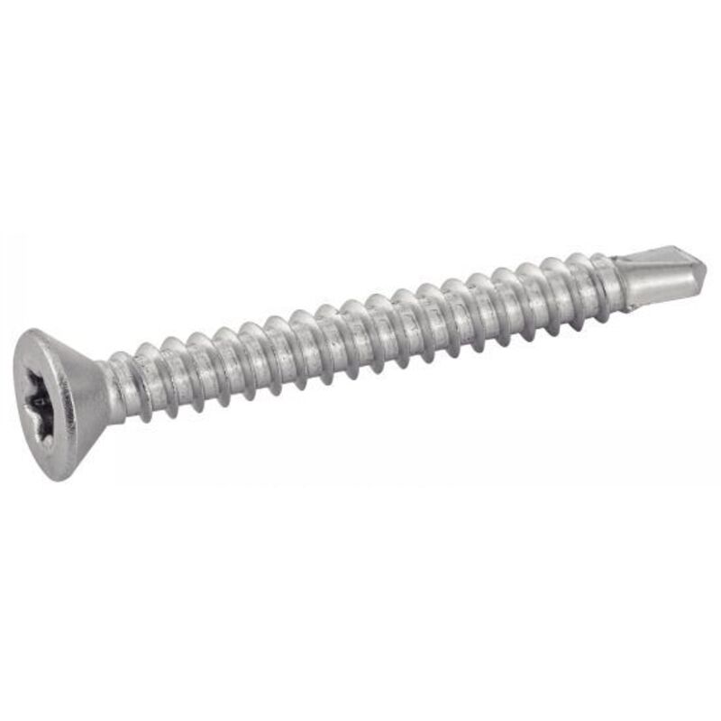 foto del prodotto viti autofilettanti a testa svasata a sei lobi acciaio inox a2 4,8x60 mm confezione da 200 pezzi