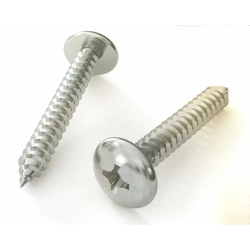 foto del prodotto viti autofilettanti testa mezza tonda tmt testa larga zincat vite autofilettante