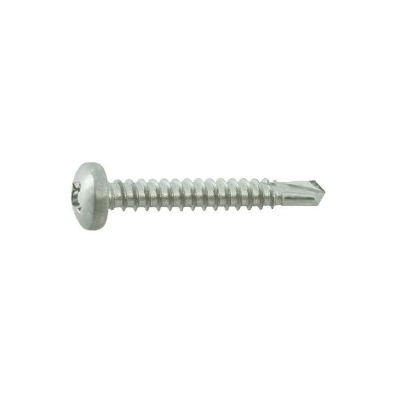 foto del prodotto viti autoperforanti a testa bombata a4 in acciaio inox, 4,2x19, 18 pz.