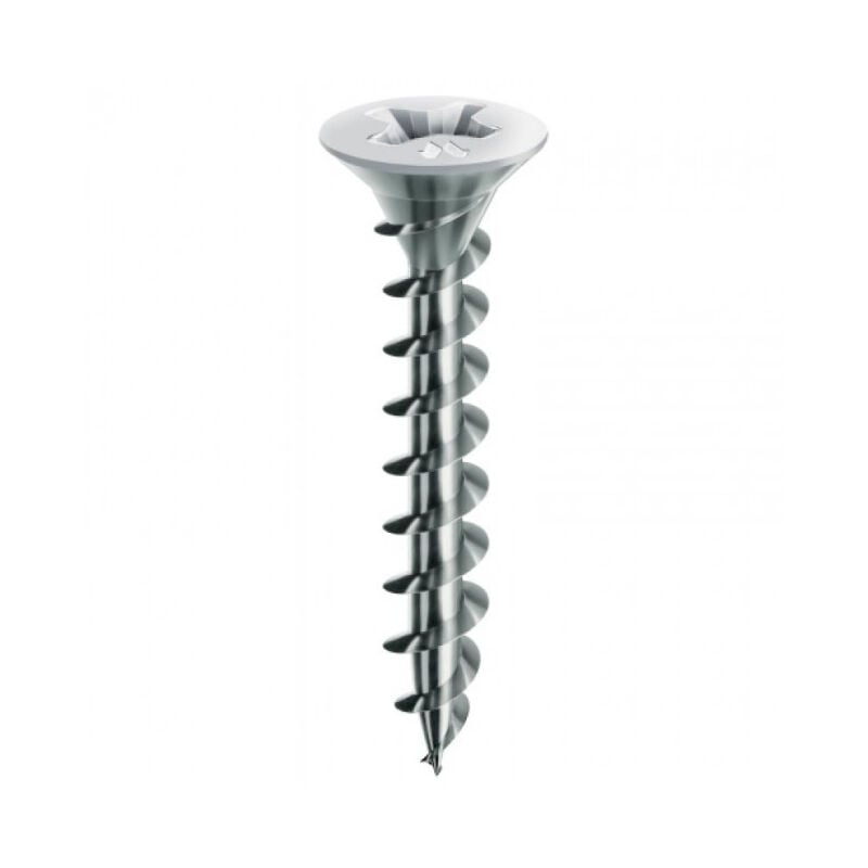 foto del prodotto viti framex pvc testa svasata ph filetto pieno mustad 4,3x20 confezione da 1000 sp436a43020032c