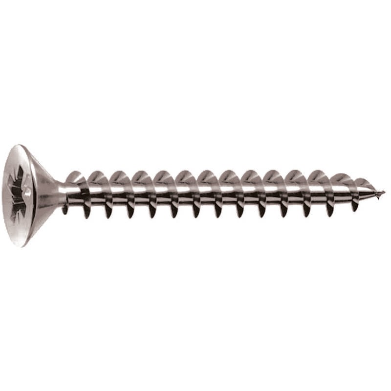 foto del prodotto viti panel vit testa svasata piana acciaio chromiting mm.6x40