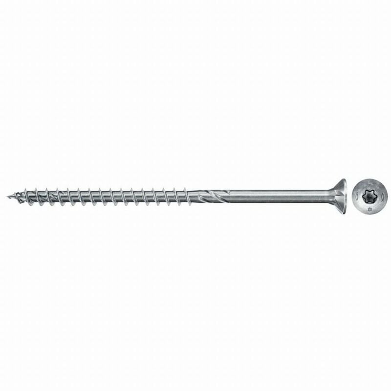 foto del prodotto viti per legno power fpf ii ctf fischer 6 x 80 bc confezione da 100 670485