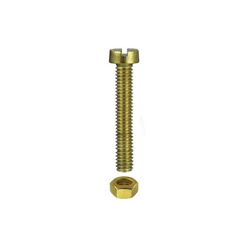 foto del prodotto viti per metallo testa cilindrica ottone m4 x 16 20 pz.