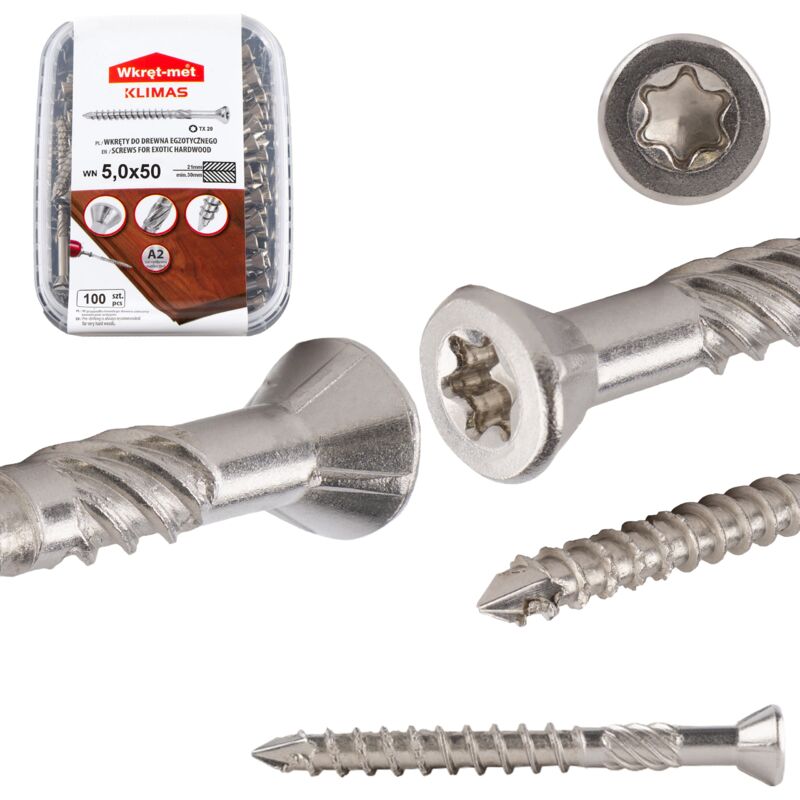 foto del prodotto viti per pavimenti e terrazze inox a2 wn 5.0x050