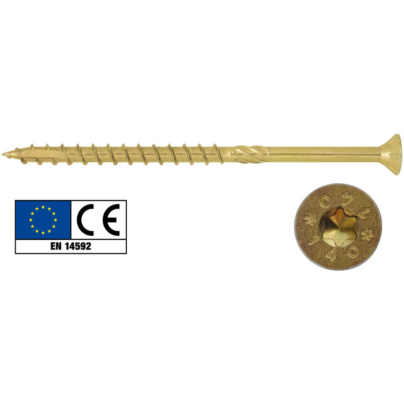 immagine 0 del prodotto viti portanti x legno tsp torx mm. 8x320. prezzo per 1 pezzo.