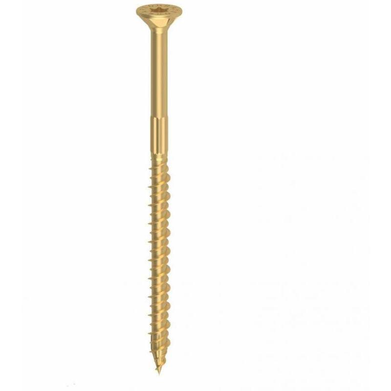 foto del prodotto viti pro tps torx 10,0x340 zincato giallo sfuso 1kg 9 pezzi