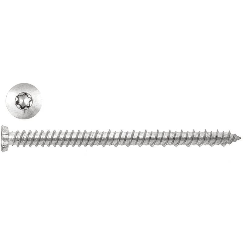 foto del prodotto viti vf per calcestruzzo testa svasata piana torx zincata bianca mm.7,5x150