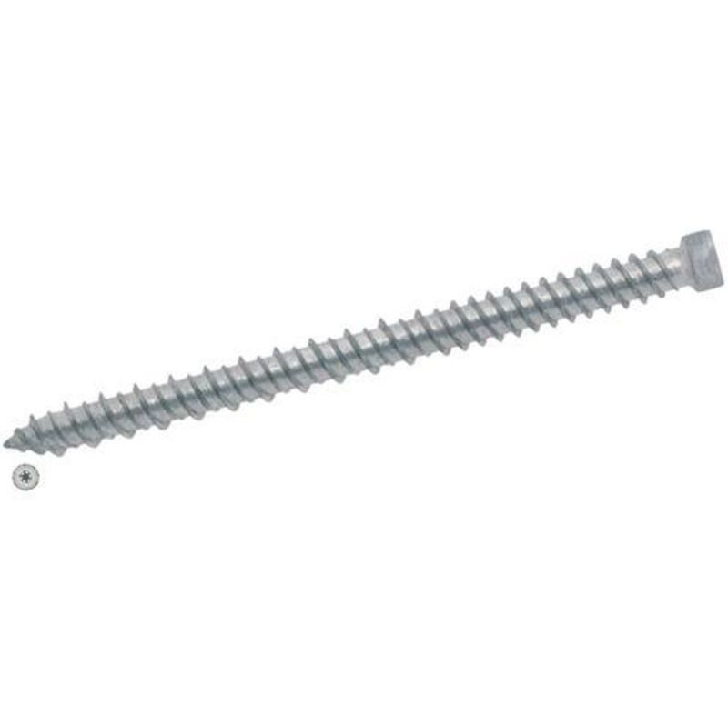foto del prodotto viti x calcestruzzo tc torx 7,5x102mm zincata bianca