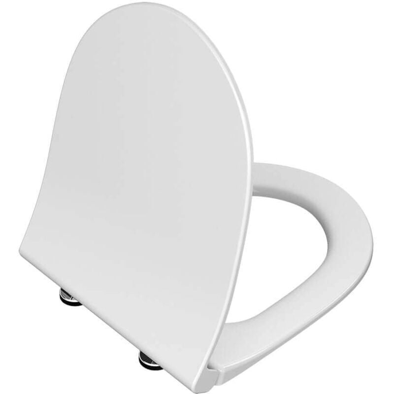 foto del prodotto vitra coprivaso sento bianco opaco slim soft close in duroplast