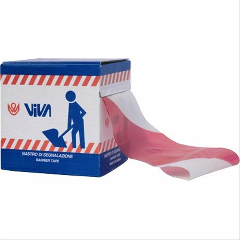 immagine 0 del prodotto viva 1650b r, nastro segnaletico da 70 mm x 200 m, bianco rosso