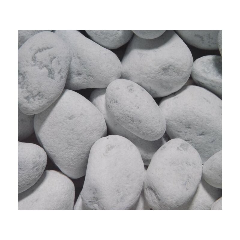 foto del prodotto vivaio garden forest 10 sacchi da 25kg di ciottoli marmo bianco carrara 15 25 mm sassi pietre