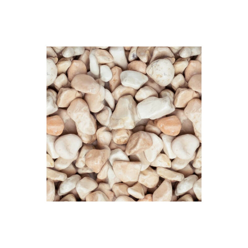foto del prodotto vivaio garden forest 10 sacchi di ciottoli rosa corallo da 25 kg 15 25mm sassi pietre
