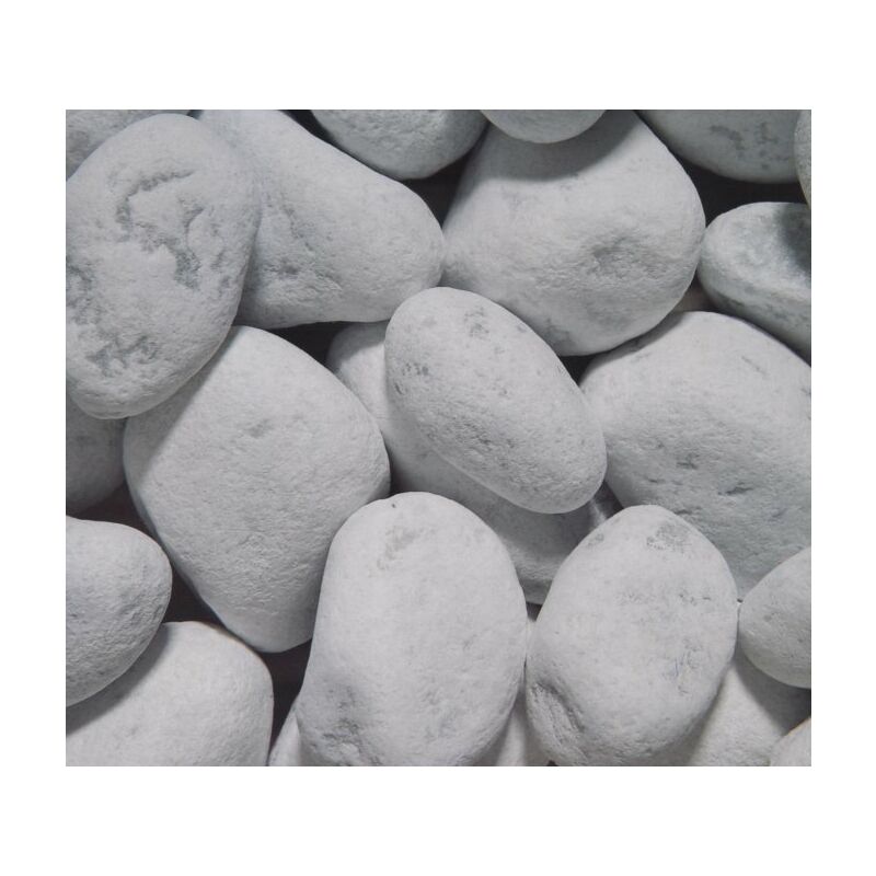 foto del prodotto vivaio garden forest ciottoli marmo bianco di carrara 40 60mm in sacchi da 25 kg