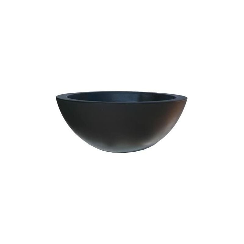 foto del prodotto vivaio garden forest vaso, ciotola da 40cm, ciotola in resina, ciotola cefeo, vaso per piante basso colore antracite