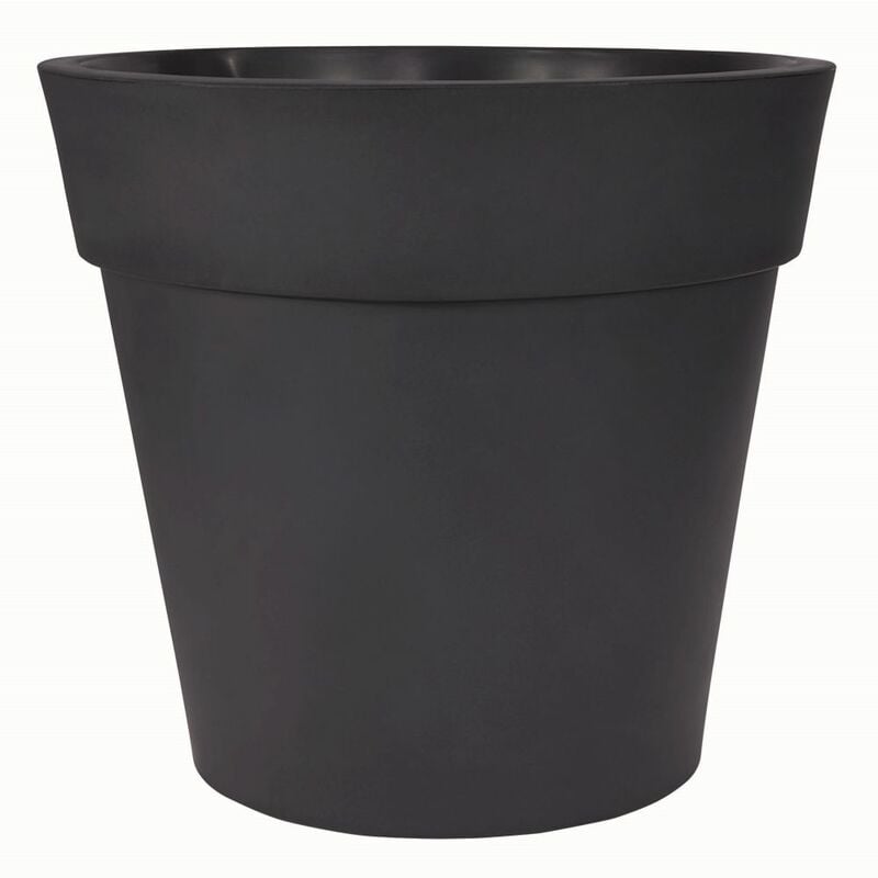 foto del prodotto vivaio garden forest vaso lira elite da 80cm, vaso liscio in resina, vaso 80cm in resina colore antracite