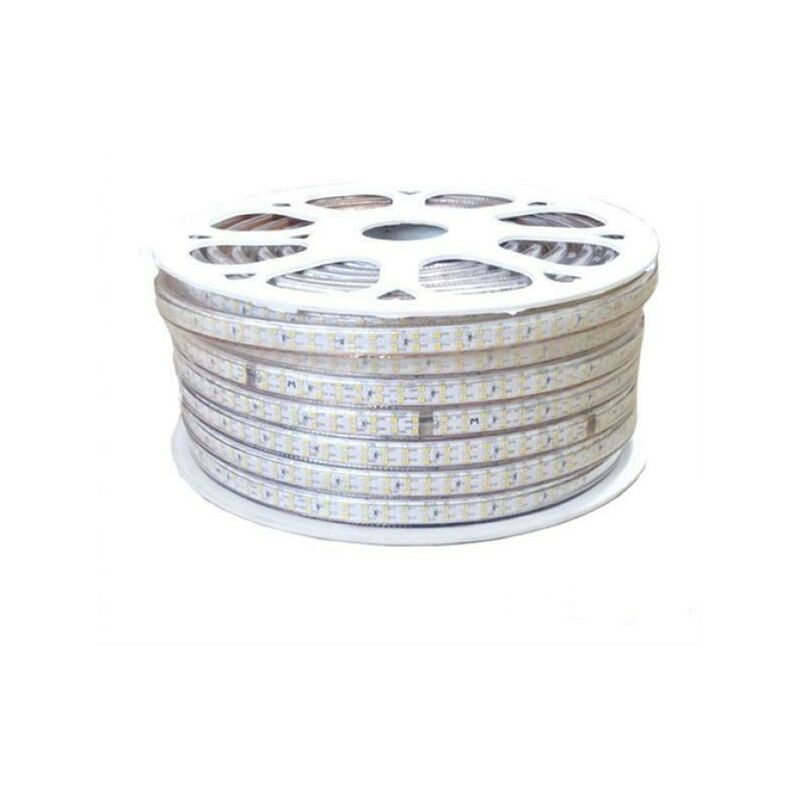foto del prodotto vivalamp 100metri striscia led 220v doppio smd2835 120 1200 led 1200w calda