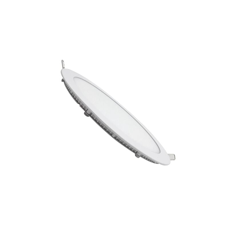 foto del prodotto vivalamp faretto led da incasso 20w rotondo slim bordo bianco luce bianco naturale 4200k diametro 24cm fi40 20w