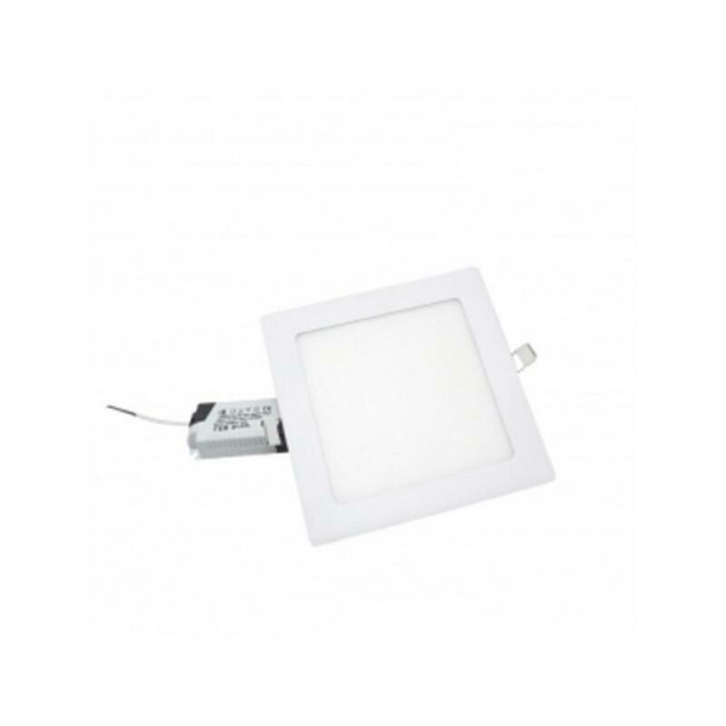 foto del prodotto vivalamp faretto led incasso quadrato 12w controsoffitto kit 5 pezzi 4200k