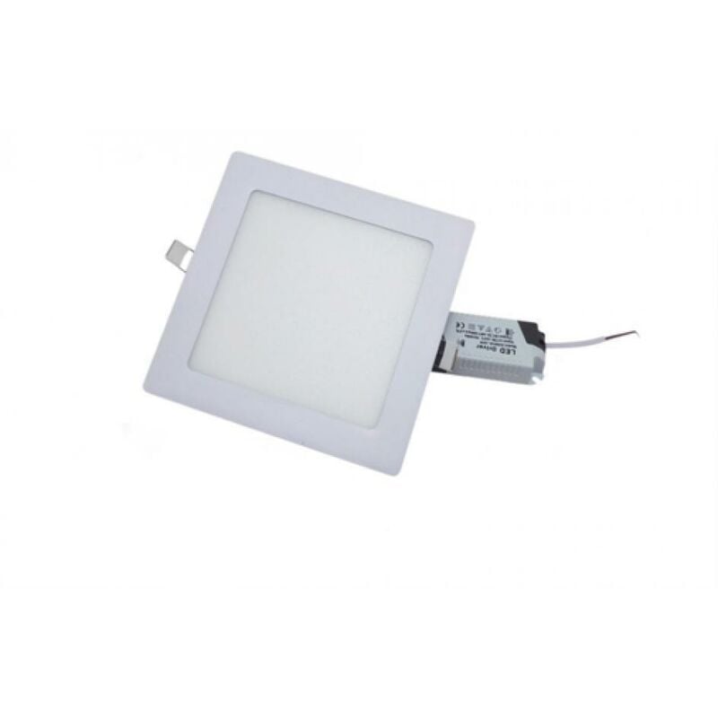 foto del prodotto vivalamp faretto led incasso quadrato 12w controsoffitto kit 5 pezzi 6400k