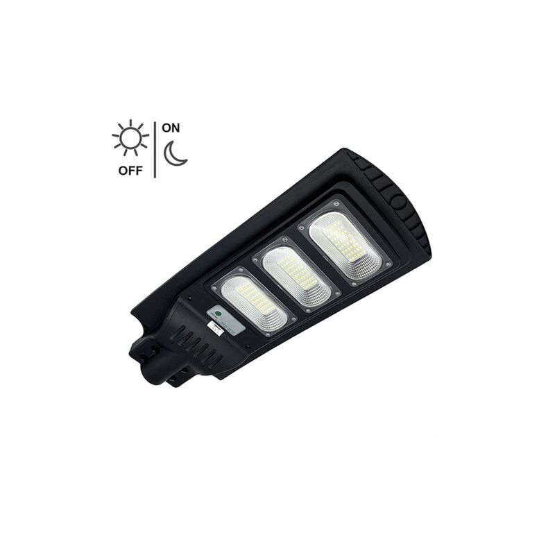 foto del prodotto vivalamp lampione stradale 90w led a energia solare con sensore crepuscolare sol 20 90w