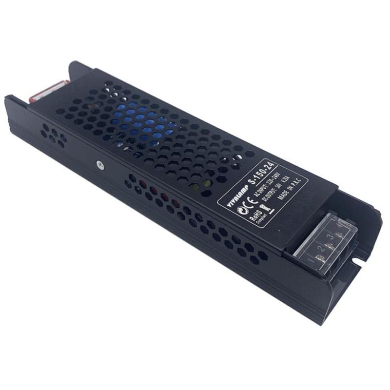 foto del prodotto vivalamp trasformatore led 150w 6.25a alimentatore led 24v dc per striscia e lampadine driver