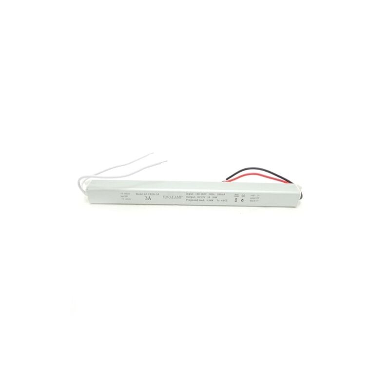 foto del prodotto vivalamp trasformatore led 36w alimentatore led 12v dc 3a per striscia e lampadine driver