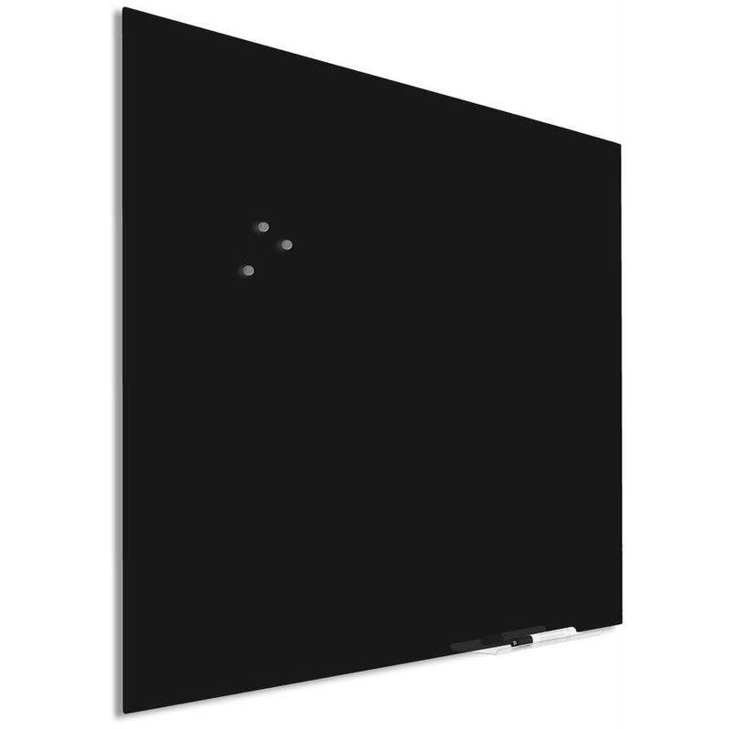 foto del prodotto vivol lastra di vetro premium con attacco cieco 100x100 cm nero