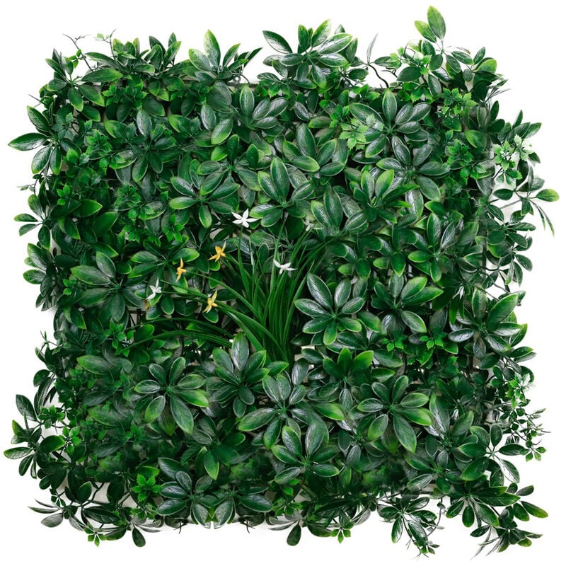 foto del prodotto vivol pannelli murali artificiali in fogli grandi set di 4 50x50x4cm