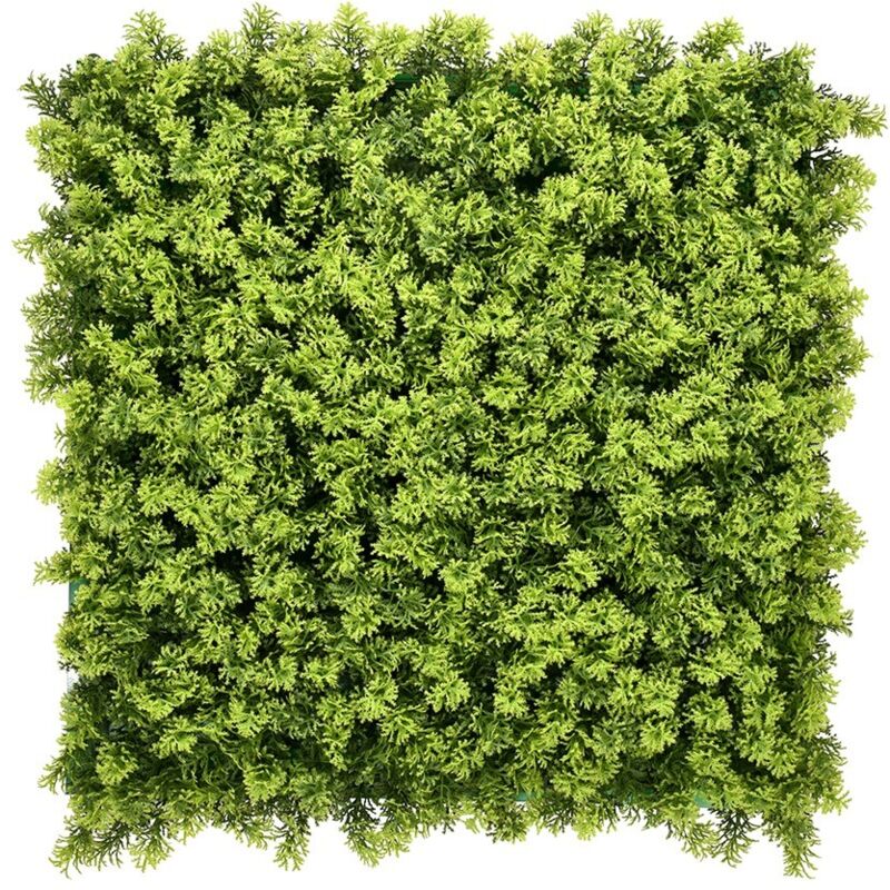 foto del prodotto vivol pannelli murali con siepe artificiale pannello di muschio verde brillante 100x100 cm
