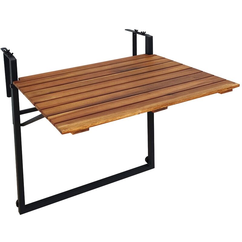 foto del prodotto vivol tavolo da balcone sens line bono acacia 57x43x60 cm