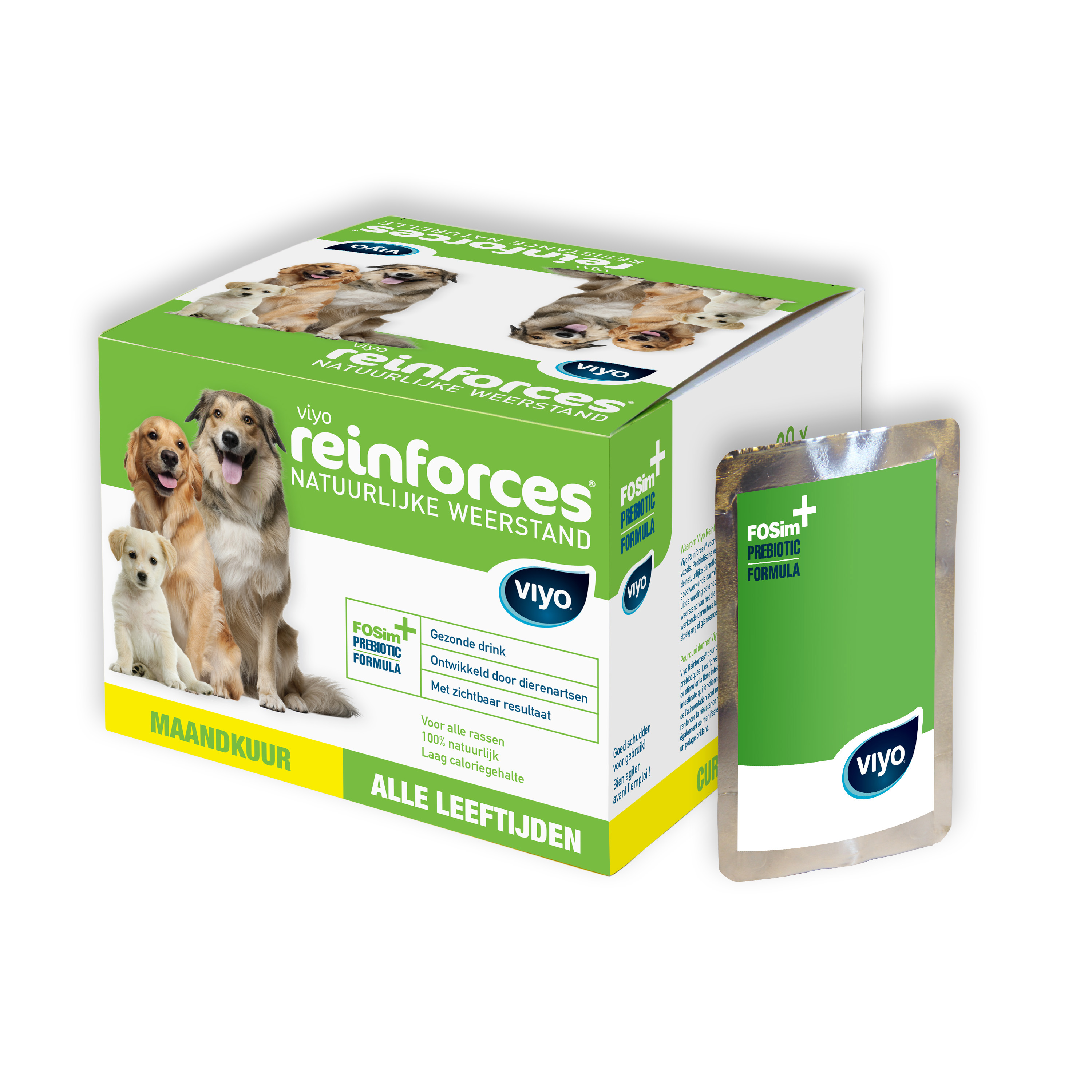 foto del prodotto viyo reinforces bevanda prebiotica per cani 30 x 30 ml