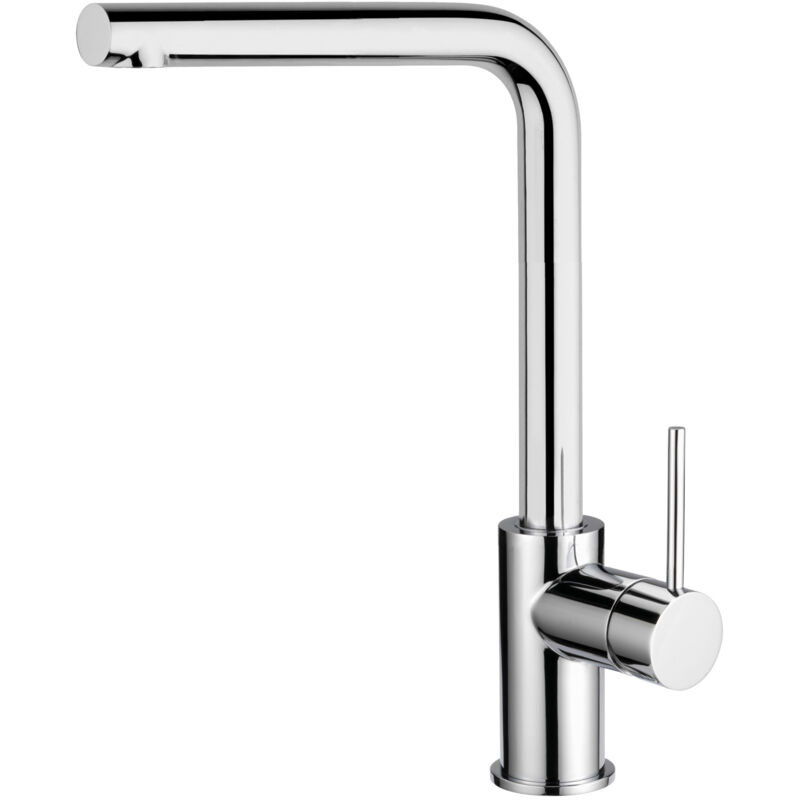 foto del prodotto vizio rubinetto miscelatore lavello fontana cucina classico con canna alta girevole a l