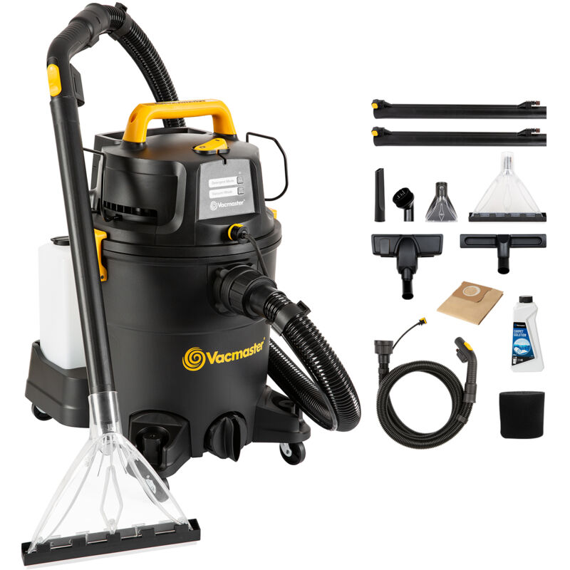 foto del prodotto vk1323pfr 1300w 23l 3 in 1 aspirapolvere aspira, lava asciuga, pulisce pavimenti tappeti,aspirapolvere a bidone e a traino vacmaster