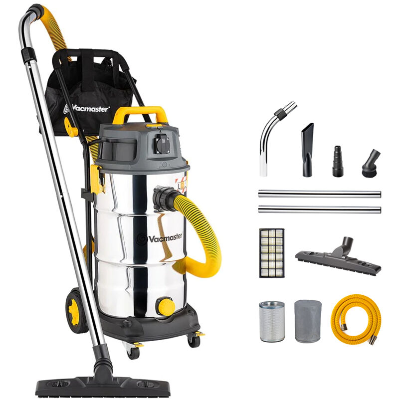 foto del prodotto vk1638swc 1600w 38l aspiratori solidi e liquidi industriale aspirapolvere con hepa 13 filtrazione vacmaster