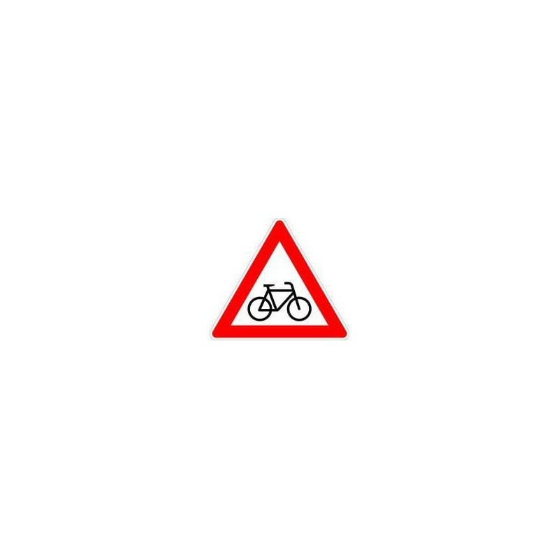 foto del prodotto vkz.138 10 triangolo 900mm crossing cycling a destra etichetta ral film ra2