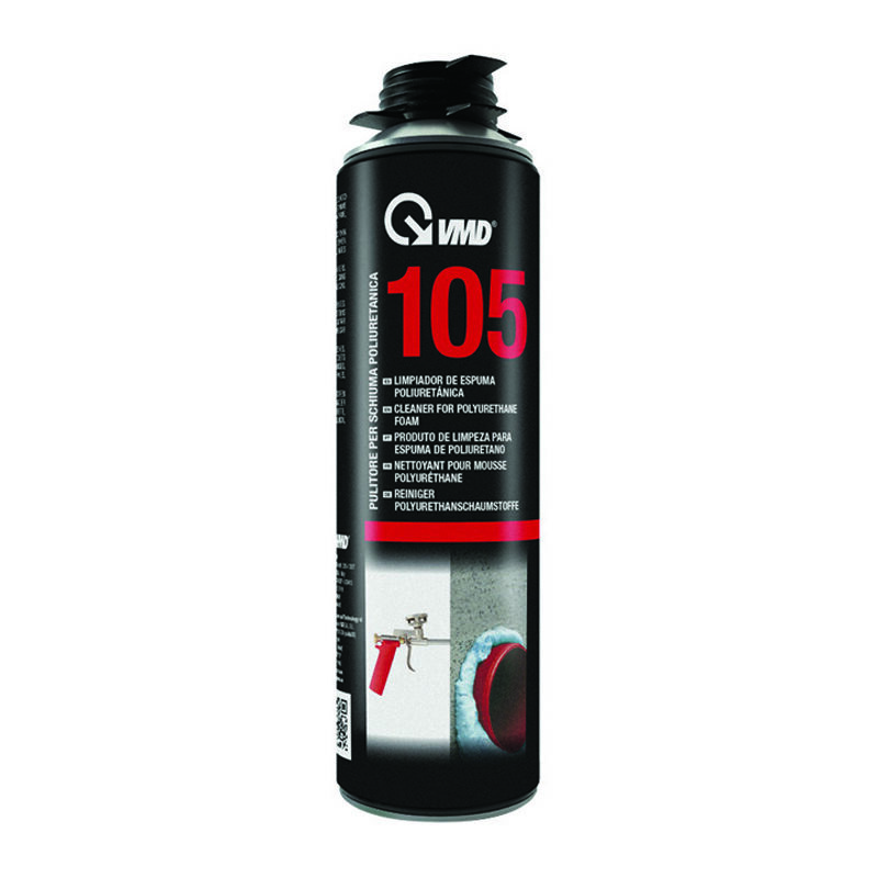foto del prodotto vmd 105 pulitore per schiuma poliuretanica spray ml.500 ml.500 in bomboletta spray