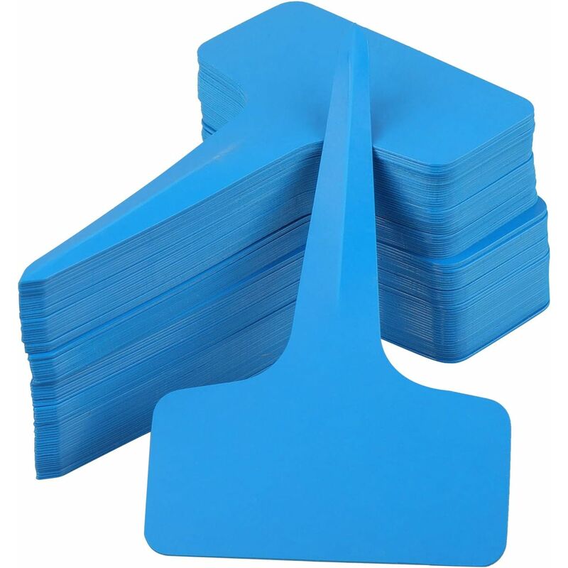 foto del prodotto voctein 100 pezzi etichetta pianta etichetta piantina orto piantare plastica esterna impermeabile,blu,10x6cm