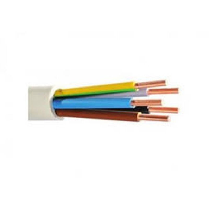 foto del prodotto voelkner selection nym j 5x1,5 rg100 cavo con guaina nym j 5 g 1.5 mm grigio 100 m