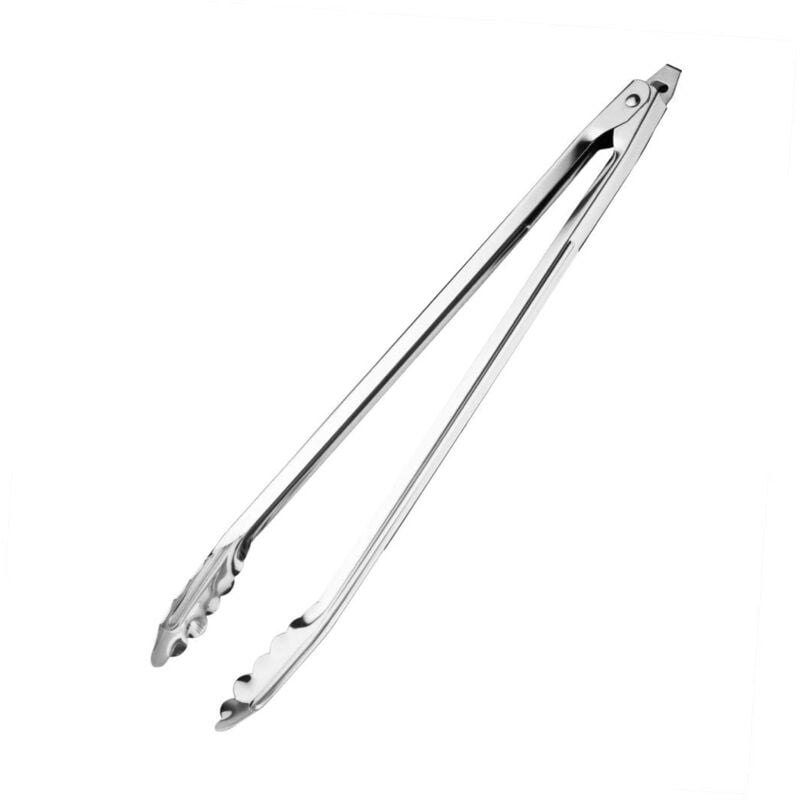 foto del prodotto vogue pinze da ristorazione 405 mm in acciaio inox da cucina per servire cibo