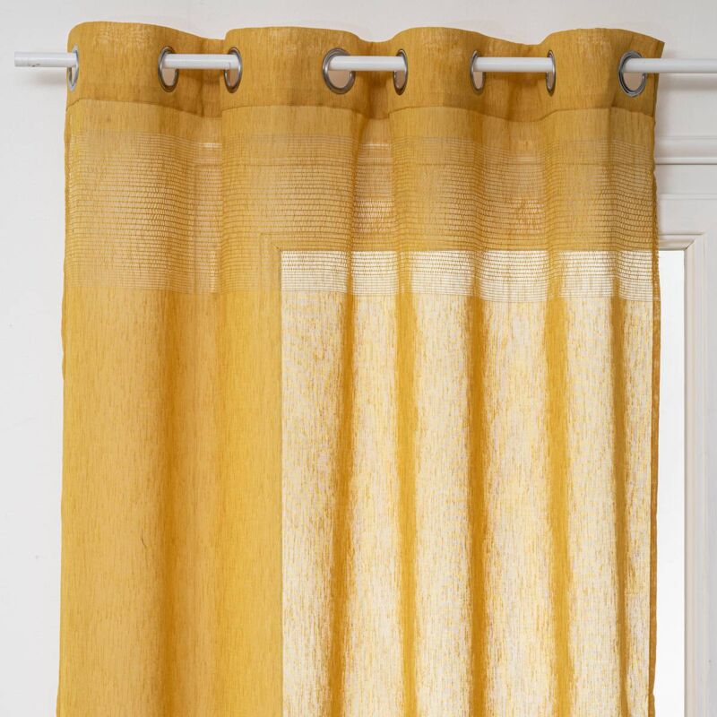 foto del prodotto voile giallo senape 140x240cm atmosphera cr ateur d int rieur