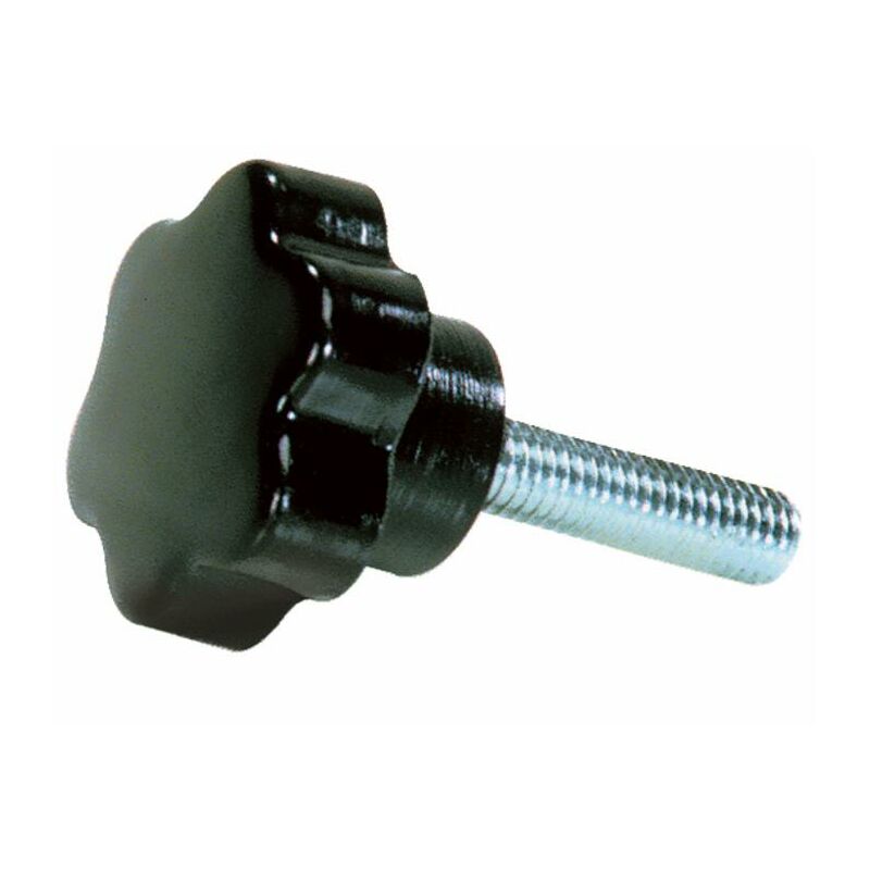 foto del prodotto volantino a 6 lobi 50mm con perno e filetto m10x25mm