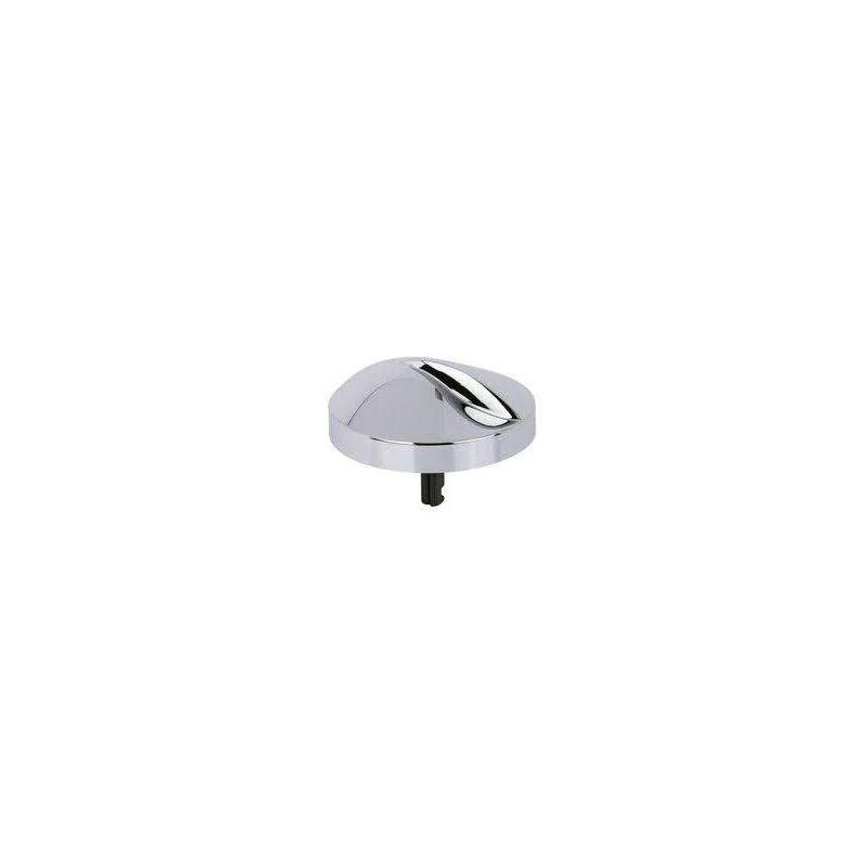 foto del prodotto volantino in plastica abs cromato per scarico vasca 5814 5821 5826 5827