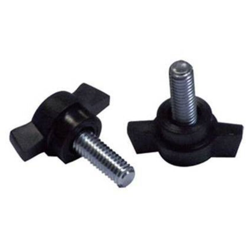 foto del prodotto volantino maschio a farfalla in abs perno mm 6x15