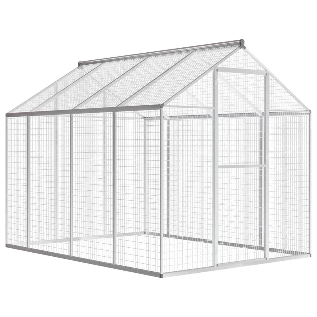 foto del prodotto voliera da giardino in alluminio 178x242x192 cm cod mxl 51798
