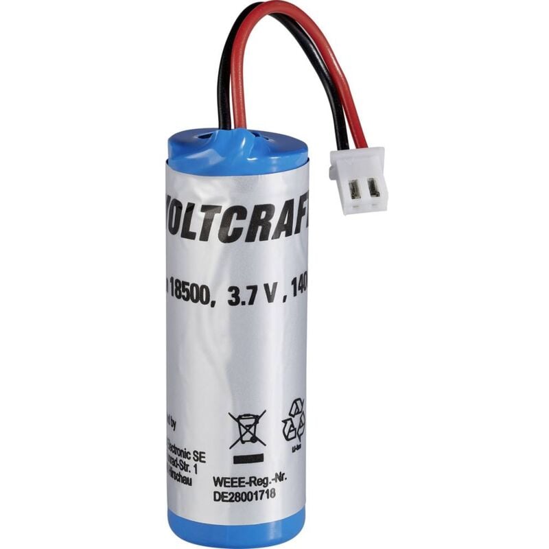 foto del prodotto voltcraft 18500 18500 pacco batteria 1 pz.