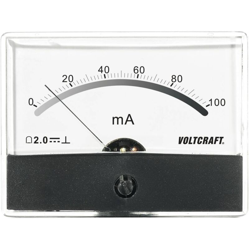 foto del prodotto voltcraft am 86x65 100ma tester da pannello per temperatura am 86x65 100ma dc 100 ma bobina rotante