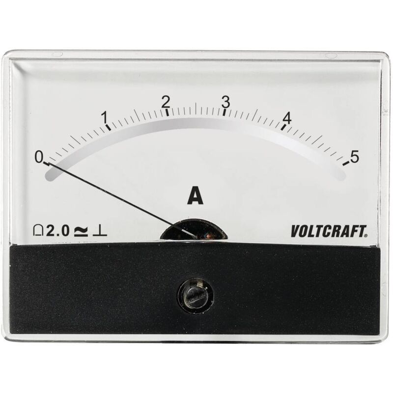foto del prodotto voltcraft am 86x65 5a dc tester da pannello per temperatura am 86x65 5a dc 5 a bobina rotante