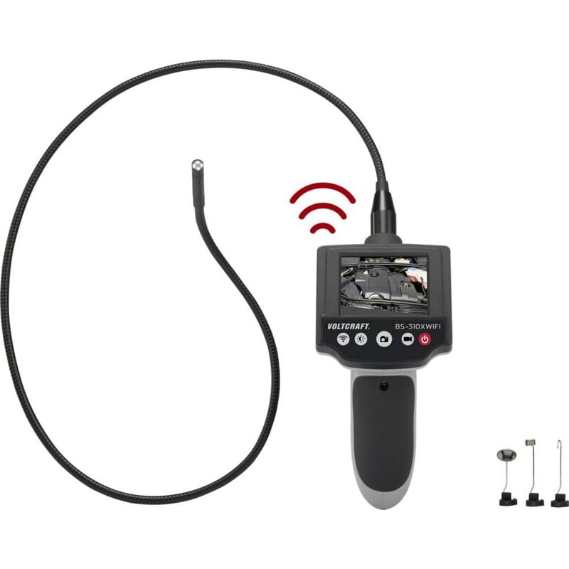 foto del prodotto voltcraft bs 310xwifi endoscopio sonda 8 mm lunghezza sonda 88 cm