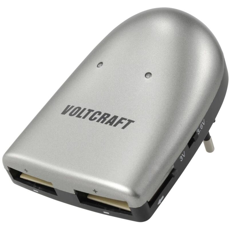 foto del prodotto voltcraft caricatore per batterie a bottone liion pila a bottone