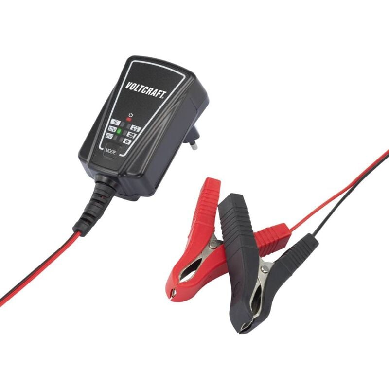 foto del prodotto voltcraft caricatore per batterie al piombo bc 1001 6 v, 12 v corrente di carica max. 1 a